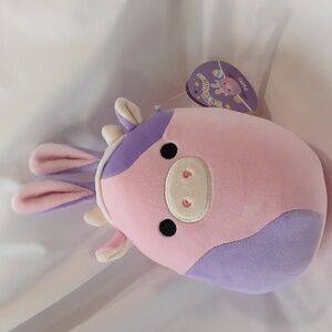 8" Squishmallows  - Patty the Cow, NWT, Easter version